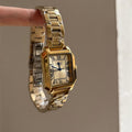 IEKE Korean Chic Roman Numeral Petite Watch - Vintage Dainty Quartz Watch for Women