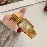 CABOSEN Vintage Gold Stretch Bracelet Watch - Women's Quartz Watch
