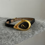IEKE Sculptural Teardrop Watch - Vintage Quartz Watch for Women