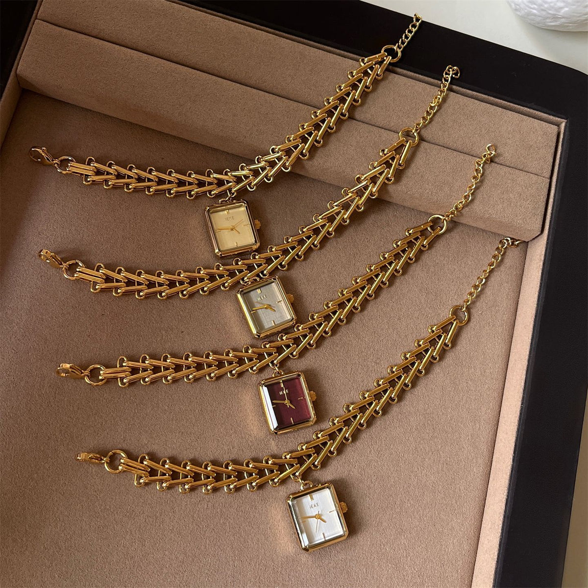 IEKE triangle chain bracelet watch collection