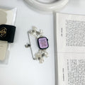 Crystal bow pearl Apple Watch band 
