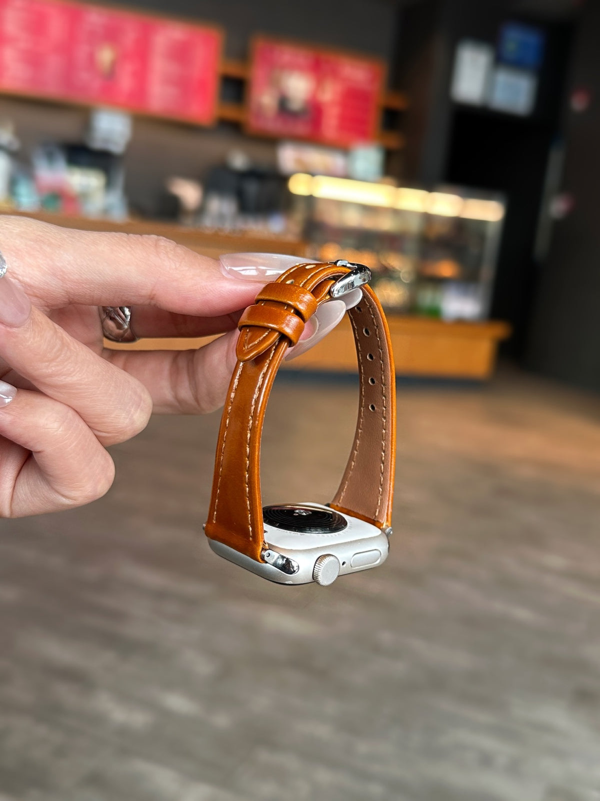 Leather Apple Watch band 