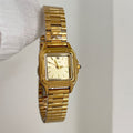 IEKE Frost Crystal Pavé Bezel Petite Dial Watch - Sparkling Chic Quartz Watch for Women