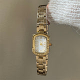 IEKE Cold Aesthetic Monochrome Steel Bracelet Watch - Modern Minimalist Quartz Watch for Women
