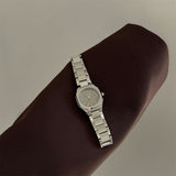 IEKE Oversized Gold Steel Baton Dial Watch - Contemporary Western Quartz Watch for Women